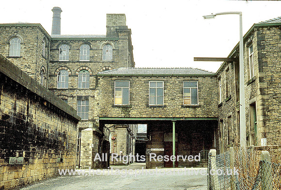 HRS 4130 Brooksbottom mill, Summerseat, mill yard