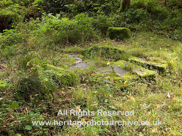 HRS 4242 Bontddu, Clogau Gold Mine, old crushing circle