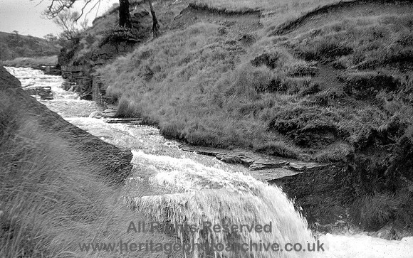 HRS 4246 Anglezarke, Lead Mines Clough, fault scarp 1969