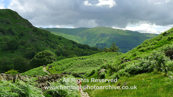 HRS 7213 View down Easedale Valley towards Heron Pike