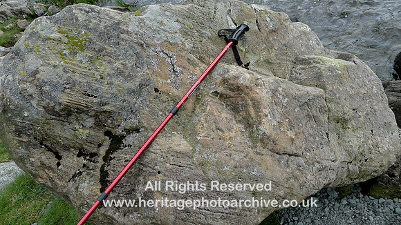 HRS 7223 Air fall volcanic ash in erratic Easedale Tarn