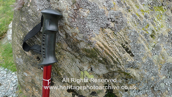 HRS 7228 Close up air fall volcanic ash, Easedale tarn