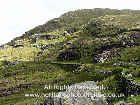 HRS 4263 Crimea Pass Slate Quarries, quarry tramroad 2008