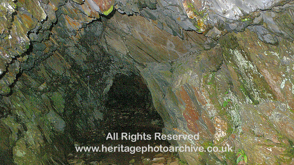 HRS 4266 Crimea Pass slate quarries, entrance level to underground workings