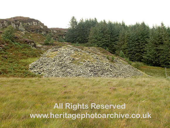 HRS 4272 Penrhiw Hone-stone Quarry tips