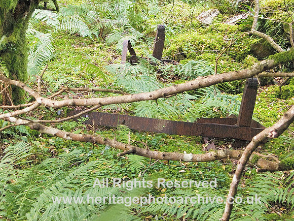 HRS 4284 Penrhiw Hone-stone Mill, remains of truck