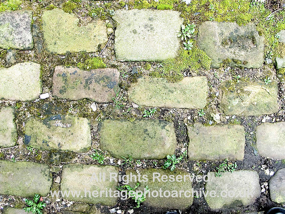 HRS 4297 Blackburn, Road setts of sandstone