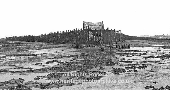 HRS 3384 Morecambe, Sandilands, fish traps 1969 image five