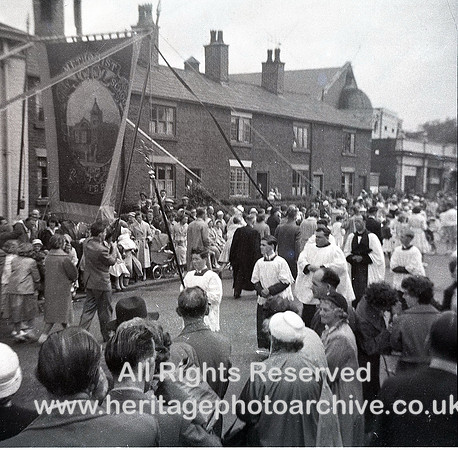 HRS 10785 Radcliffe Whitwalks banner  c1955