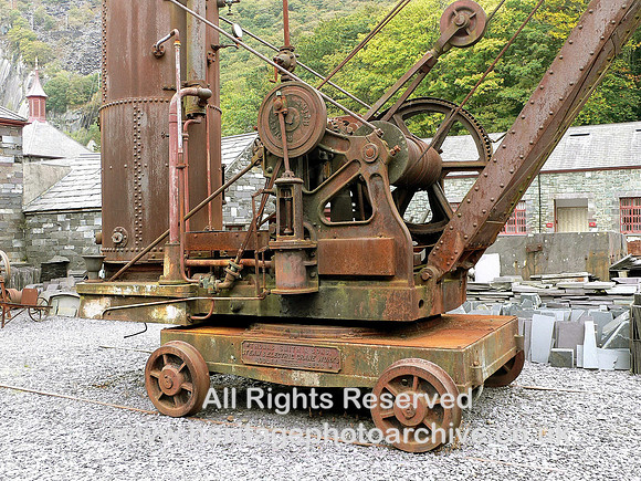 HRS 4320 Steam crane close up Llanberis 2007