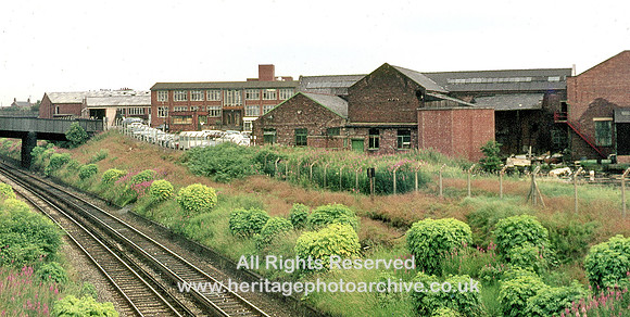 HRS 4397 Manchester to Bury line, Whitefield cutting 1970s