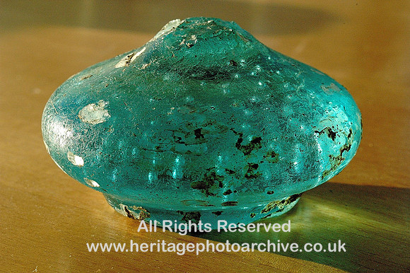 HRS 4435 Glass top from acid carboy Brymbo