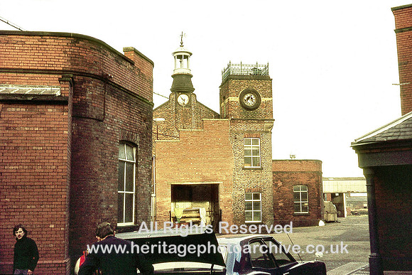 HRS 4473 Bealey's bleachworks, windvane and clock Radcliffe