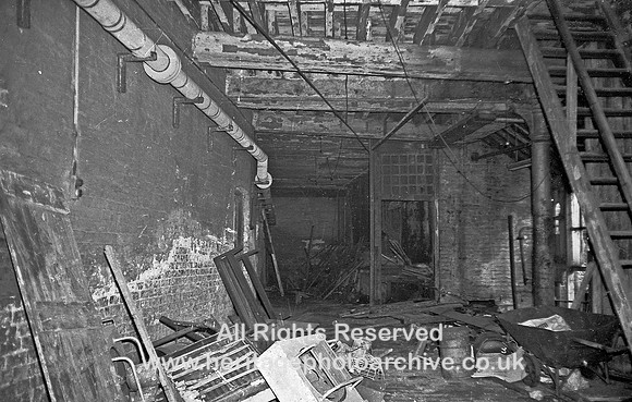 HRS 2884 Radcliffe, Bealey's bleachworks interior 1974