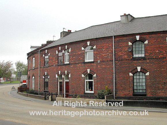 HRS 1940 Houses near Parish Church Radcliffe 2004