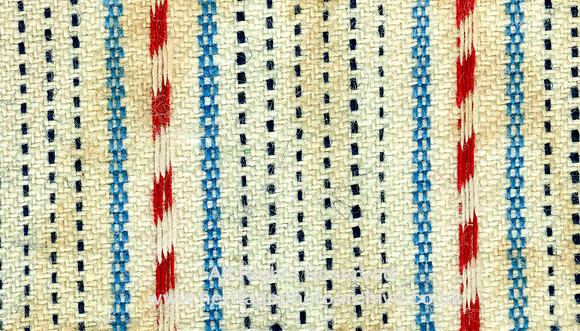HRS 4488 Textiles, Oxford shirting in red and blue lines