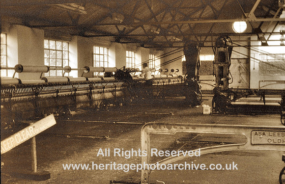 HRS 4502 Trefriw Woollen Mills, Spinning mules 1970s