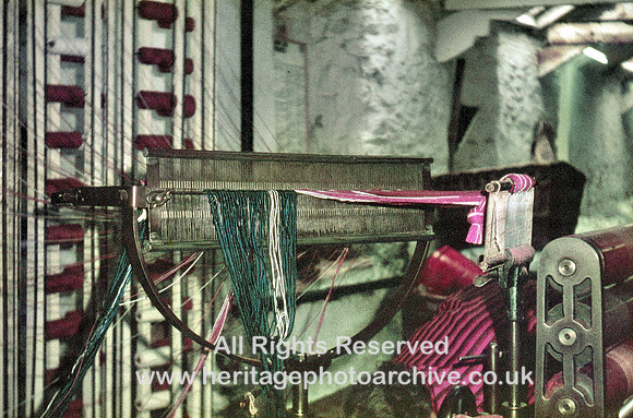 HRS 4504 Trefriw woollen mill, warping frame 1970s