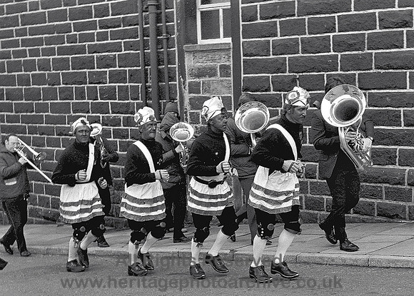 HRS 4519 Bacup Coconutters Stacksteads brass band  1960