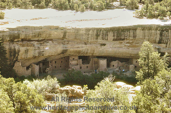 HRS 4549 USA, Mesa Verde rock shelter