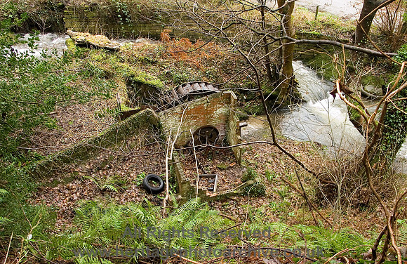 HRS 4574 Pentrefelin, Cymerau, Waterwheel 2008