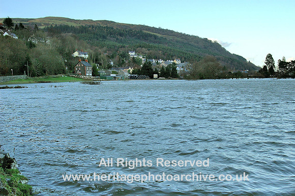 HRS 4610  Trefriw, flooded fields  8 Jan 2005