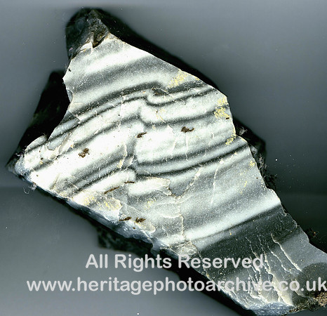 HRS 7233 Banded quartz rock Cwm Orthin