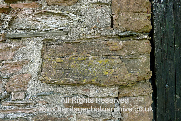 HRS 4698 Walney, North Scale, carved datestone 2012