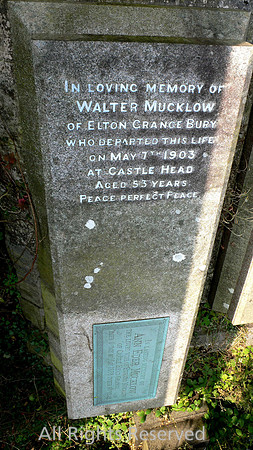 HRS 4714 Lindale, Walter Mucklow tombstone 2010
