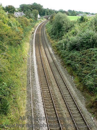 HRS 4790 Cark, railway looking towards Ulverston 2010
