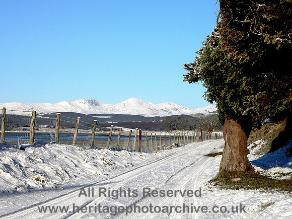 HRS 4793 Holker,  Frith in snow 8th Dec 2010