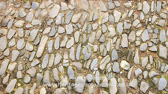 HRS 4890 Cobbled pavement Cartmel 2010