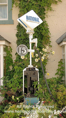 HRS 4969 Ravenglass, Old petrol pump 2010