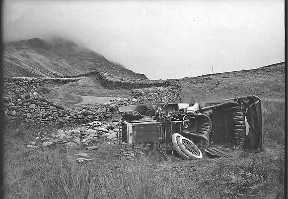 Wrecked Car, The Struggle, Ambleside