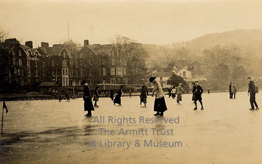Skating on Windermere, 1895 (Herbert Bell)
