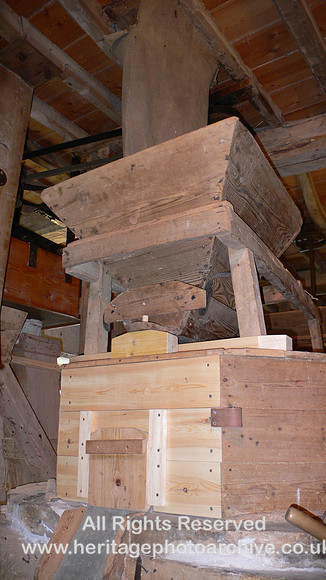 HRS 5003 Heron Corn Mill, Mealbins and chutes