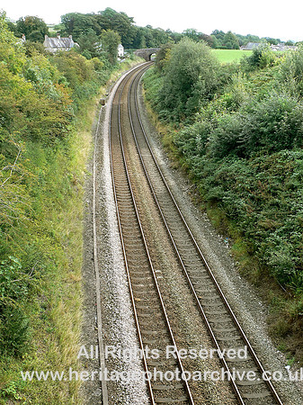 HRS 4790 Cark, railway looking towards Ulverston 2010