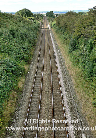 HRS 4791 Cark, Railway looking towards Ulverston 2010