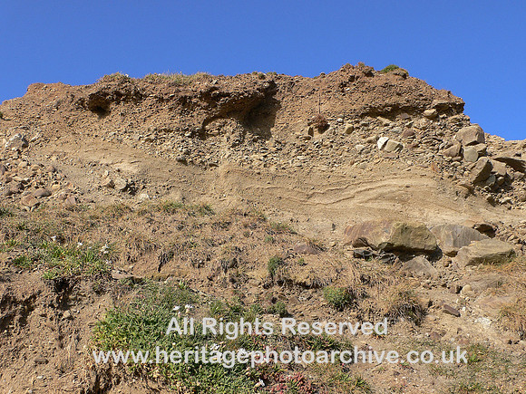 HRS 5141  Devensian, Till with sand layer, Clarach Bay, 2008