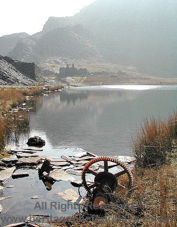 HRS 5230 Cwmrthin workers housing and lake 2004