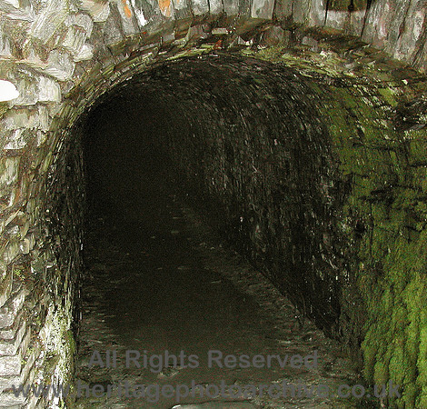 HRS 5234 Cwmorthin, Underground quarry tunnel east side 2004