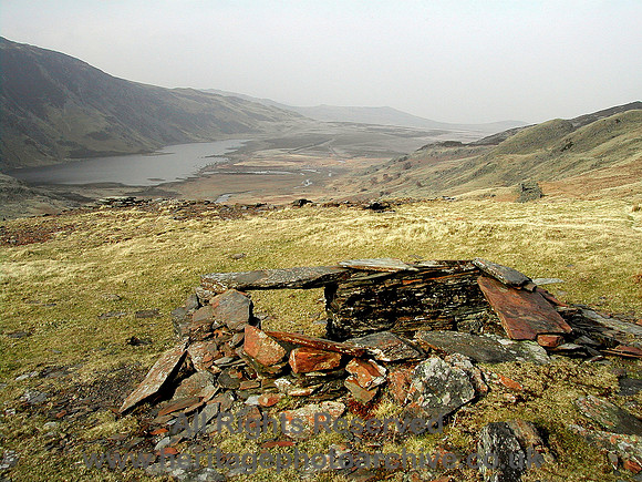 HRS 5245 Slate workers caban above Cwmorthin 2004