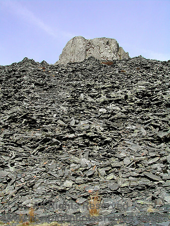 HRS 5255 Cwmorthin, slate tip 2004