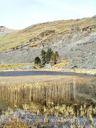 HRS 5256 Cwmorthin lake and buildings 2004