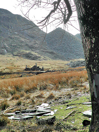 HRS 5271 Cwmorthin, View from manager's house 2004