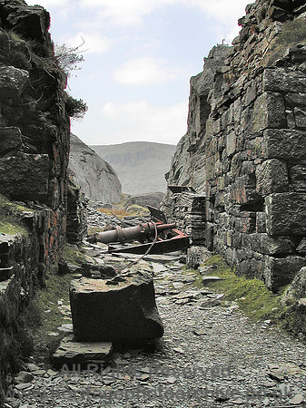 HRS 5312 Wrysgan Quarry, Head of incline 2004