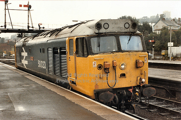 Locomotive, English Electric Class 50 50033