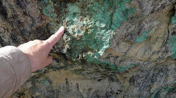 Copper chalcopyrite Great Orme Copper Mines, Llandudno