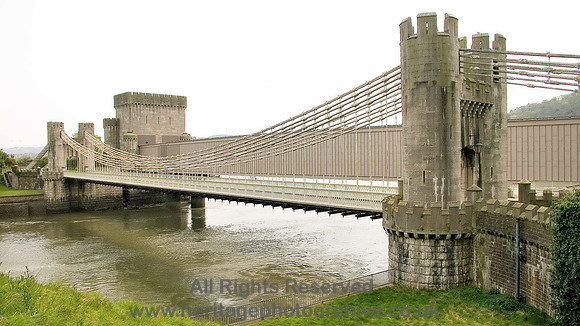 HRS 5392 Conwy Suspension bridge 2007