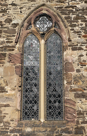 HRS 5404 Conwy, church windows 2007